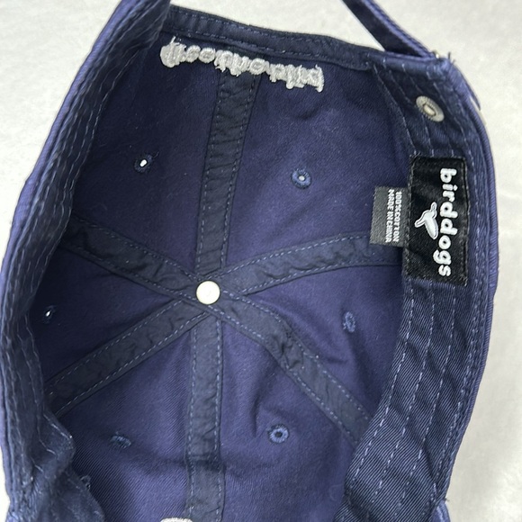 Bird Dogs Navy Blue Baseball Cap with Pink Bird Embroidery - Picture 5 of 6